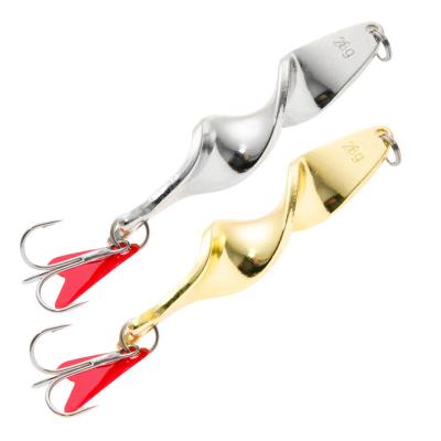 China Wholesale 7g 10g 14g 21g 28g Outdoor Spoon Activity Fishing Lure Hard Fishing Fish Baits Spinning Fishing Lures Spinner Lures With Hook for sale