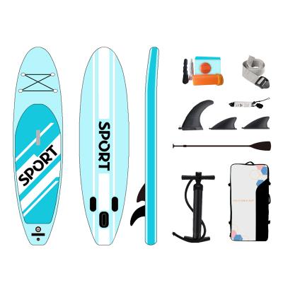 China New Unisex Hot Sale OEM ODM Sip Inflatable Paddle Board Double Clear Stand Up Paddle Board With Free Gift for sale