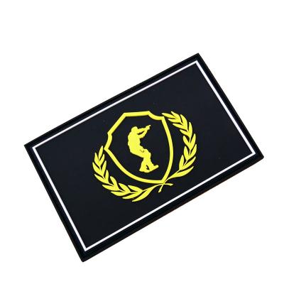 China Viable PVC Tag Labels Custom Logo Patch Sew Silicone Soft Rubber for sale