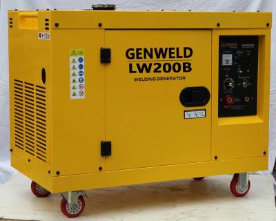 China CA diesel silenciosa portátil 4.0kW de Generator With del soldador 170A de potencia de salida en venta