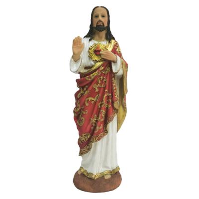 China Europe H:28cm Resin Jesus Statue Religious Crafts Factory Supply for sale