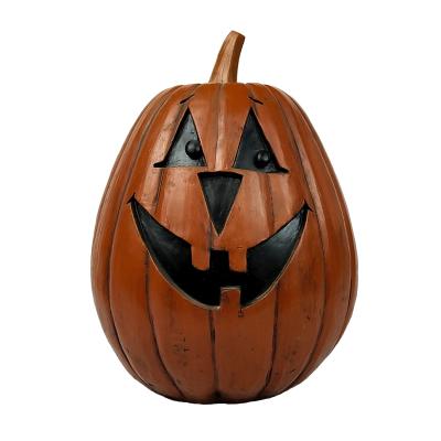 China Polyresin Customized Halloween Pumpkin Party Resin Decoration Craft for sale