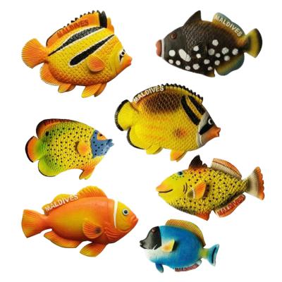 China Shape Maldives Resin Fridge Magnet Tourism Souvenir Business Promotion Gift Customized Order Acceptable for sale