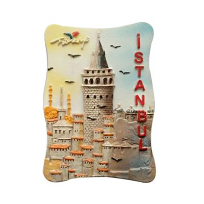 China Shape Turkey Resin Fridge Magnet Istanbul Tourism Souvenir Business Promotion Gift for sale