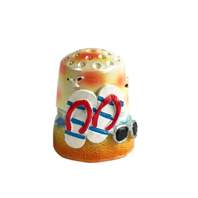 China Ocean Dice Souvenir Polyresin Craft Gift Tourists Beach Tropical Theme for sale