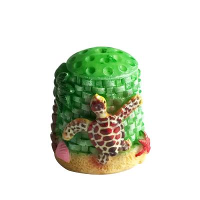 China Decorative Gift Tourists Tourism Ocean Resin Dice Souvenir Craft for sale