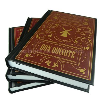 China paper & Classic Cardboard Round Spine Hardcover Coffee Table Book Printing Service with Hot Stamping for sale