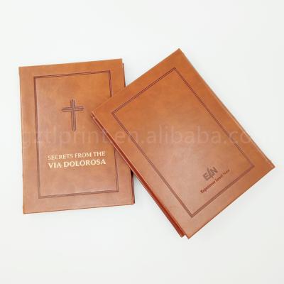 China paper & Cardboard Bound Book Printing Special Leather Bound Book Printing Custom Book Printing for sale