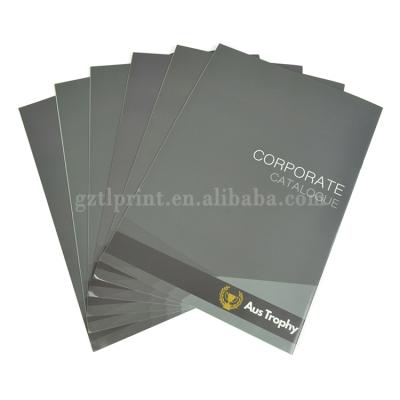 China paper & Cardboard Softcover Book Printing Customized A4 Saddle Stitch Booklet Printing In China for sale