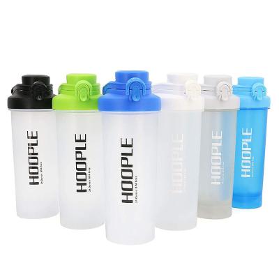 China Sustainable Plastic Shaker Bottle 400ml Sports Water Bottle Custom Protein Shaker Bottle for sale