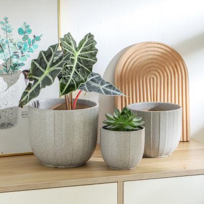 China Durable Indoor Creative Flower Pots Simple Ceramic Succulents Flower Pots Wholesale for sale