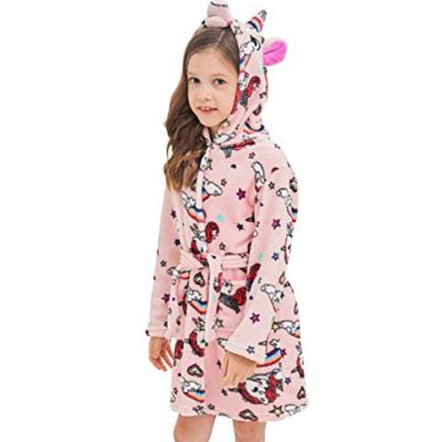 China Lovely Soft Pattern Hooded Bathrobe Sleepwear Anti-Shrink - Cute Pajamas For Girls for sale