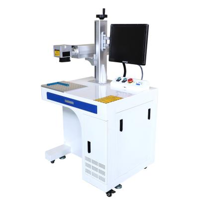 China Laser marking desktop laser raycus metal marking machine 20w/30w/50w fiber laser locating device for sale