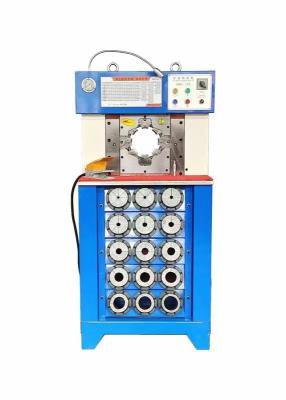 China Powerful Press AC Hose Crimping Machine High Pressure 15 Sets Aircon Hose Crimper CBK-120 Intelligent System for sale