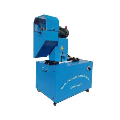 China 6 - 51mm Automatic Hose Cutting Machine With Dust Cover 128kg Weight for sale