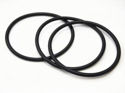 China Guaranteed Black Colour FKM / Silicone / EDPM NBR Rubber O Rings Seals For High 5000 Psi Pressure Range Compression Molding for sale