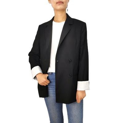 China 2022 Zeqing anti-wrinkle slim casual style women's bujiaka fit clothing spring and autumn suit jacket for sale