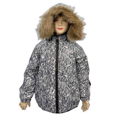 China Ginilong Breathable Customized Kids Ski Jacket Windproof Winter Children Unisex Snow Jacket Snowboarding Jacket for sale