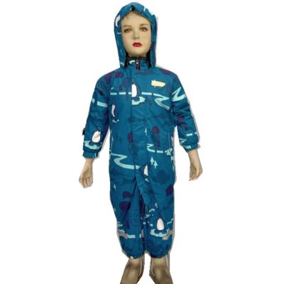 China Ginilong Fashion Kids Breathable One Piece Set Windproof Waterproof Children Unisex Winter Ski Snowsuit for sale