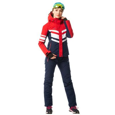 China Winter One-Piece Lady Blast Ski Jacket Breathable Outdoor Sexy Warm White Waterproof Women's Neon Ski Suit for sale