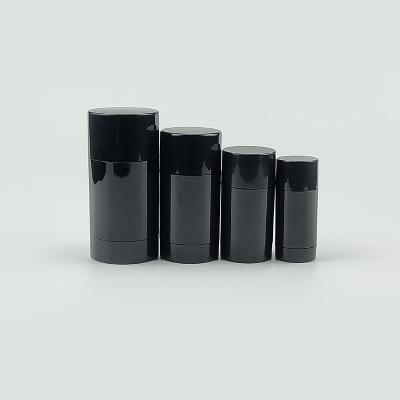 China Factory Price Cosmetic Black 15g 30g 50g 75g Custom Roll On Lift Up Deodorant Bottle For Cosmetic for sale