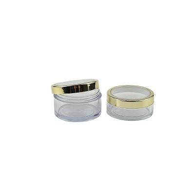 China 4.5g 8g Cosmetic Clear Cosmetic Loose Powder Container With Plastic Siftet Makeup Packaging for sale