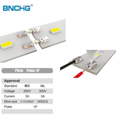 China Office USAS PCB 1pin hot wire to board connector for led lighting for sale