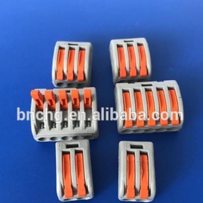 China Residential PCT-215 Substitute Push Wire Connector Quick Type 5 Pins for sale