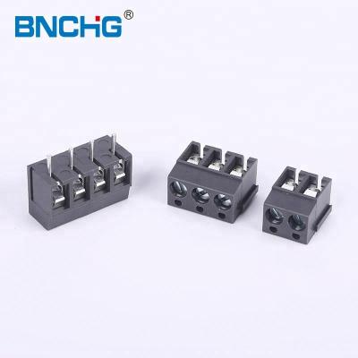 China Germany PCB Quality Black 2p 3p PCB Screw Terminal Blocks With Ce for sale