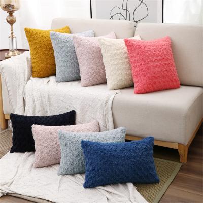 China High Quality Anti-static Plush Pillowcover Living Room Sofa Bedroom Study Car Desk Removable And Washable for sale