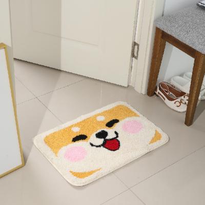 China Soft Microfiber Washable Blanket Room Kids Carpet Bedroom Door Mat, Bathroom Anti-Slip Custom Rug for sale