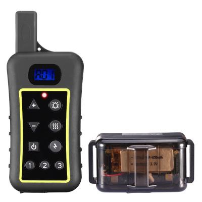 China Viable 4 In 1 Automatic Anti Bark Collar With Remote Dog Training Collar 3/4 Mile Control Electric Shock Collar For Hunting Dogs for sale