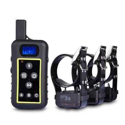 China IPX7 Waterproof Stored Smart For Dog Hunting Remote Electric Dog Collar Amazon Success Training Shock Rechargeable E-Collars for sale