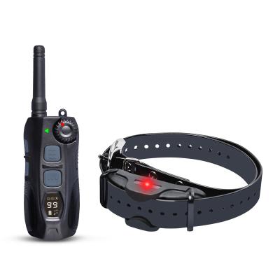 China Stocked Hunter Training Collar Pet Fence Anti Shock Remote Control Dog Barking Collar for sale