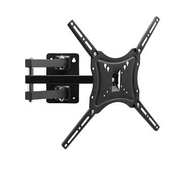 China TV Wall Mount with 400*400mm vesa 180 Degree Swivel Single Arm TV Wall Mount Bracket Up to 50KG Articulating TV Mount 37*34*48cm for sale