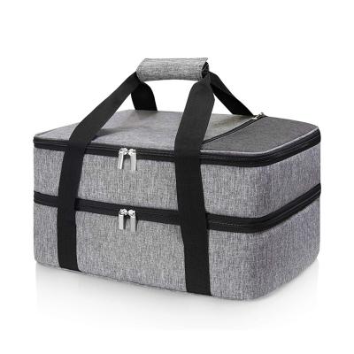 China Keep Warm New Design 20L Large Capacity Space Bring Meal Fashion Student Insulated Lunch Box Bag for sale