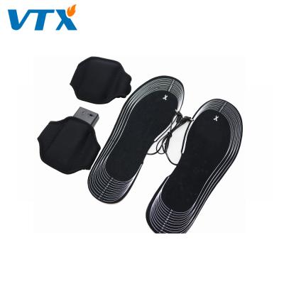 China EVA Rechargeable Battery Electric Flexible Heated Shoe Insoles Socks Feet Heater Warm Fit-to-Fit Size for sale