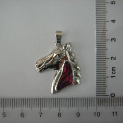 China Punk Horse CLASSIC Stainless Steel Pendant Necklace Mens Style Metal Horse Head Pendant Charms for sale