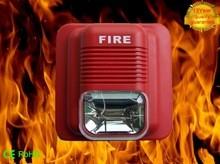 China 24V Fire Alarm with strobe LED light and loud speakers buzzer for sale