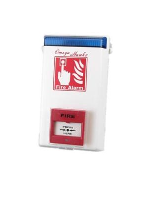 China Call Point Fire Site Alarm powered with 9V Lithium Battery Low Battery Warning for sale