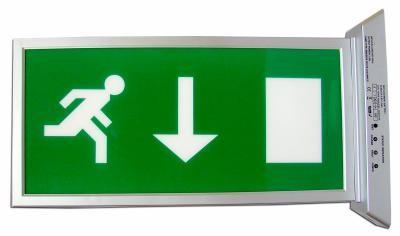 China LED recessed emergency exit light for sale