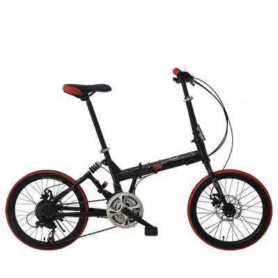 China Variable Speed ​​Disc Brake Bicycle Men And Women Folding Bicycle Adult Students Kids Foldable Folding Portable Bike Bikes 16 Inch for sale