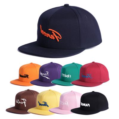 China COMMON High Quality Men's Plain White Flat Brim Era Snap Back Wholesale New Back Custom Embroidery Logo Snapback Caps 6 Panel Hats for sale