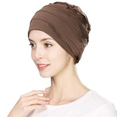 China Designer JOINT Skull Solid Color Headscarf Drop Shipping Protecting Hats Knit Beanies for sale