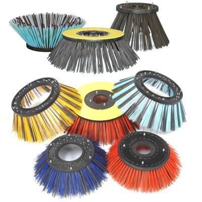 China Other Side Sweeper Brush Road Machine Plate Brushes for sale