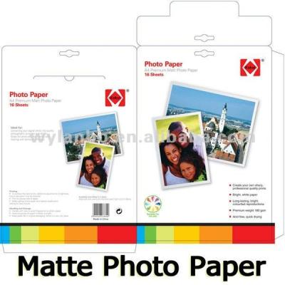 China 180g - A4*16 waterproof matte photo paper A4 (210x297mm) for sale