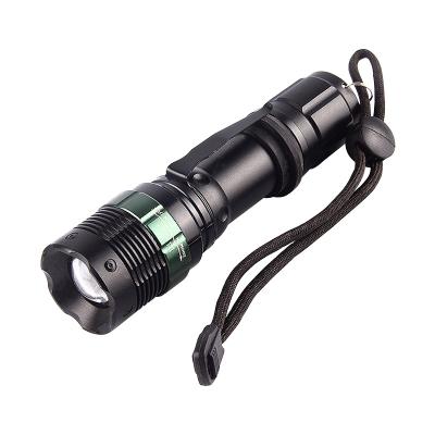 China Rechargeable Emergency LED Flash Light Of High Brightness Rotating Flashlight Focusing Bottom Shots And Torch for sale