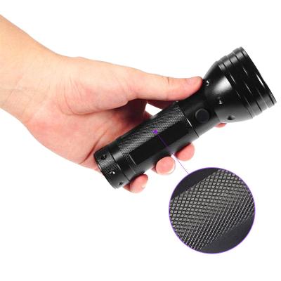 China Industrial High Quality Purple Light Flashlight Rechargeable UV Torch For F.a.k.e Iris Detection for sale