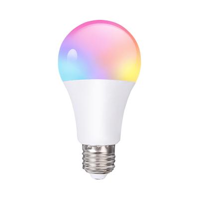 China Best Selling Wifi Google Alexa Control Smart Bulbs 9W RGB Smart Led Light Bulbs Desktop For Living Room for sale