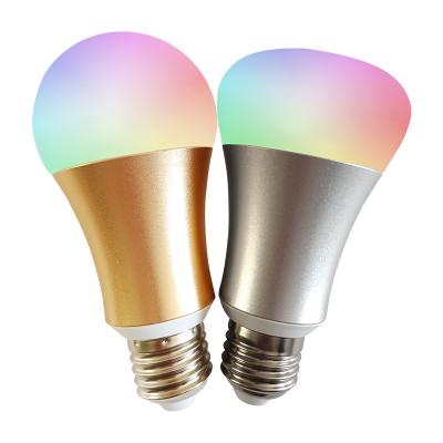 China Desktop Amazon 7W Plastic Aluminum RGB Smart Led Bulbs With Wifi Or Smart Remote Control for sale